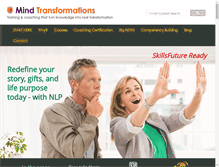 Tablet Screenshot of estore.mindtransformations.com